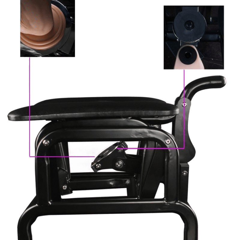 Unisex Gun Machine, Acacia Chair, Furniture, Alternative Chair, Backcourt Masturbation Device, Adult Products