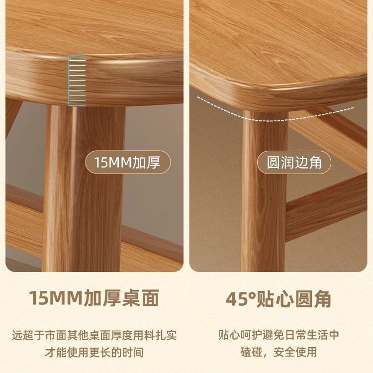 Fast Food Breakfast Dining Table and Chairs, Snack Bar, Milk Tea Commercial Table and Chair Set, Rental House Trendy Dining Table