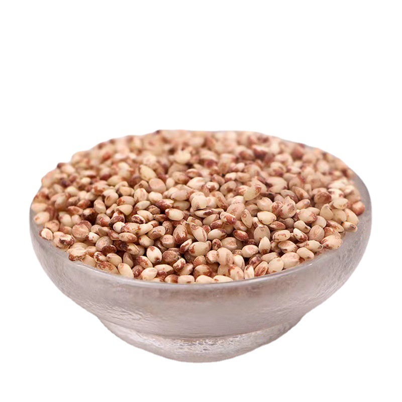 Ripe White Sorghum Rice Low Temperature Baking Ripe Grain Milling Raw Material Shelling Sorghum Rice Sorghum Kernel Factory Straight Hair