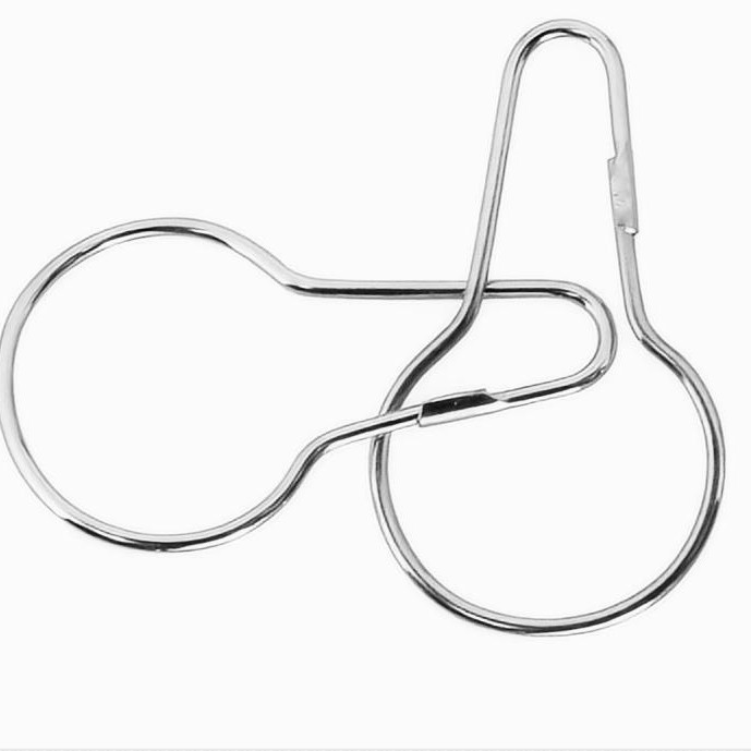 Оптовая продажа металлических оцинкованных крючков для штор в виде тыквы, аксессуары для штор