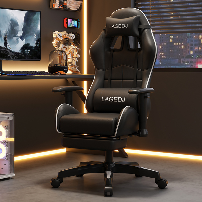 E-Sports Chair for Gaming, Live Streaming, Internet Cafes, Dormitories, Comfortable for Long Sitting, Reclining, Rotatable, Adjustable Height, Wholesale Computer Chair