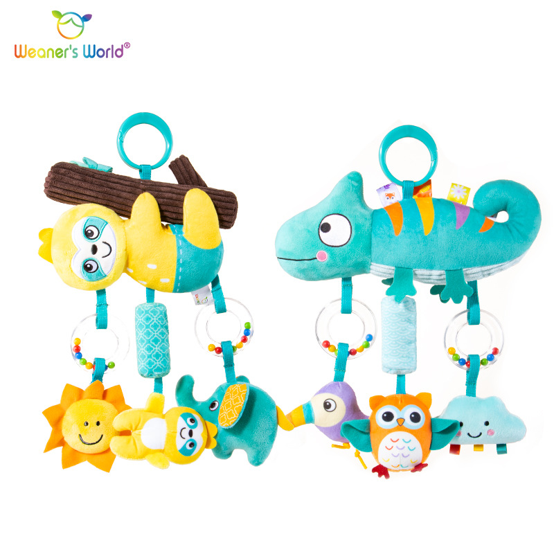 Weaners World baby toys 0-1 years old rattle stroller pendant wind chimes baby toys manufacturers wholesale