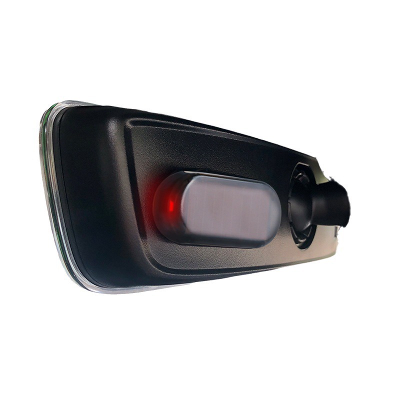 Car Solar Warning Strobe Light Without Wiring Modification Universal Artificial Sensor Led Breathing Simulation Anti-Theft Light