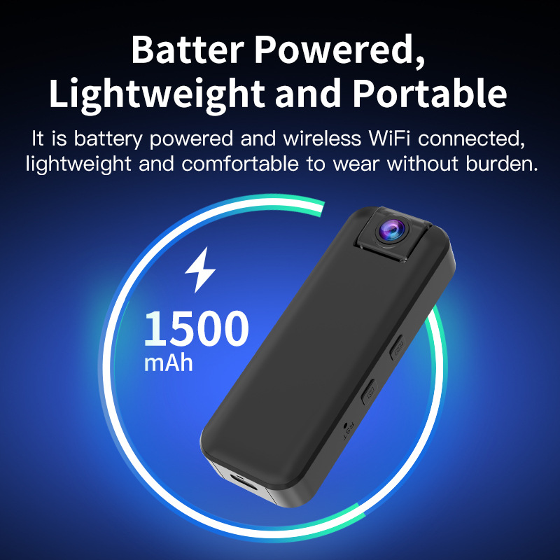 Cross-border explosion WIFI recorder L15 rotating lens portable outdoor sports recorder