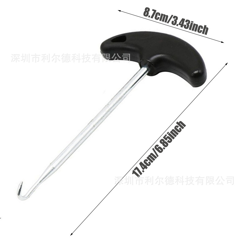 New Motorcycle Exhaust Pipe T-Shaped Hook Thickeneded Carbon Steel Spring Hook Motorcycle Repair Tool