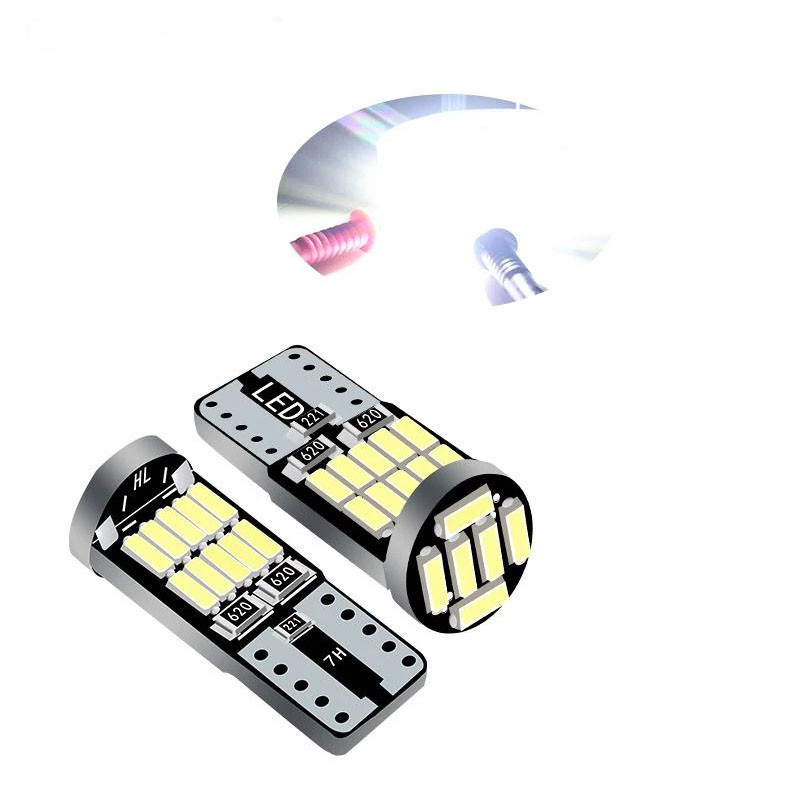 Car LED width indicator light T10 4014 26SMD decoding bright car light W5W reading light license plate light small bulb