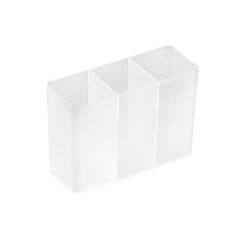 Wall-mounted Divided Box Mirror Cabinet Storage Punch-free Lipstick Storage Wall-mounted Chalk Desktop Transparent Storage Rack