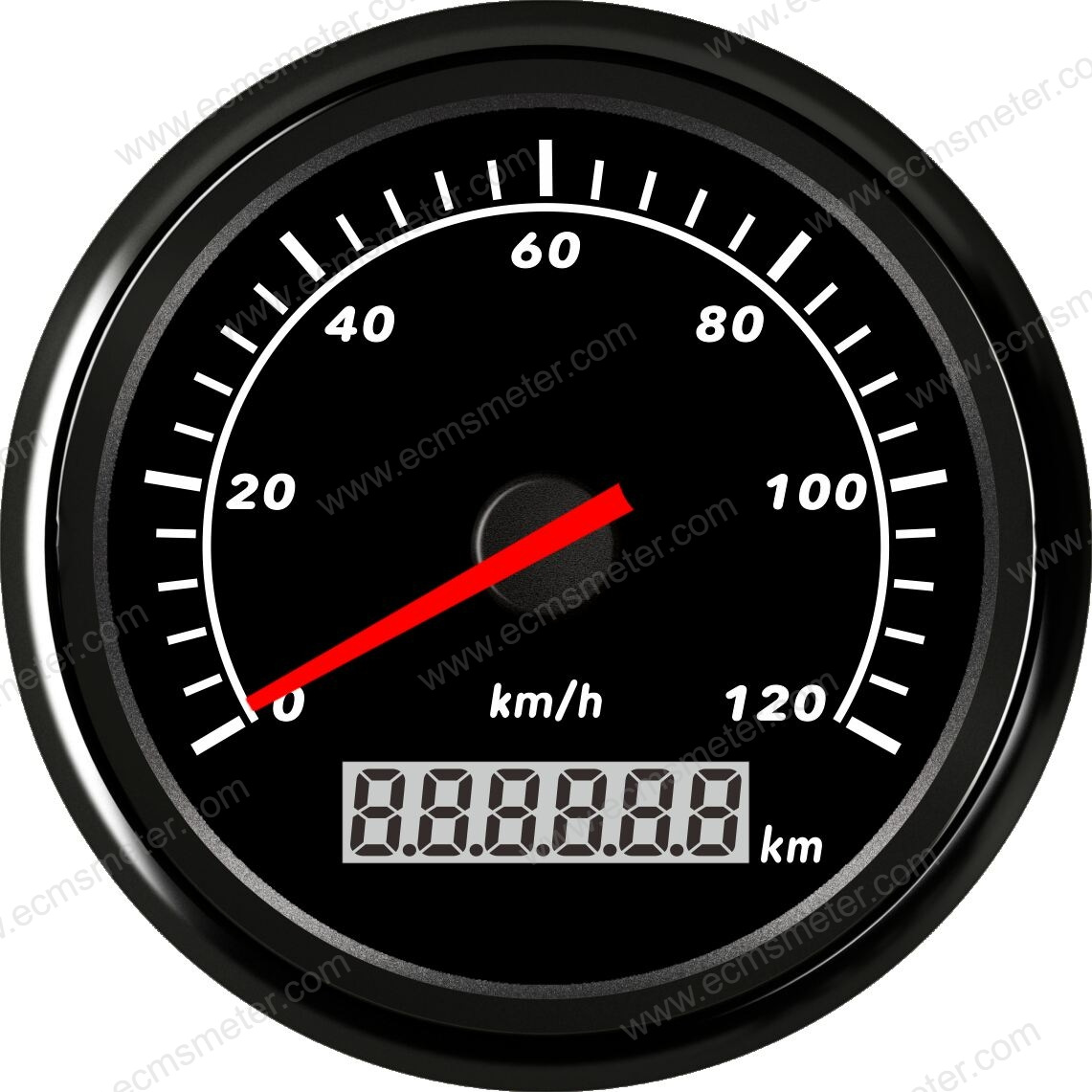 Eccw85Mm Threaded Modified Vehicle Engineering Vehicle Car Rv Pulse Speedometer 120Km/H Setting K Value