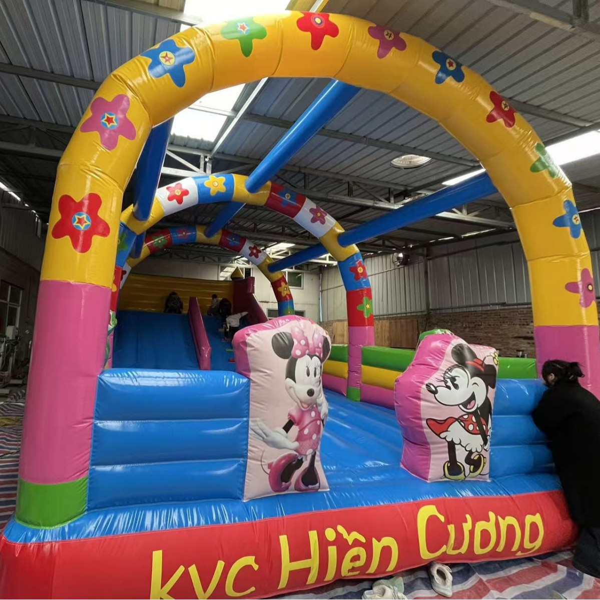 5*8-40 Плоский большой надувной батут для детей с темой осьминога, низкая цена, прямая продажа от производителя