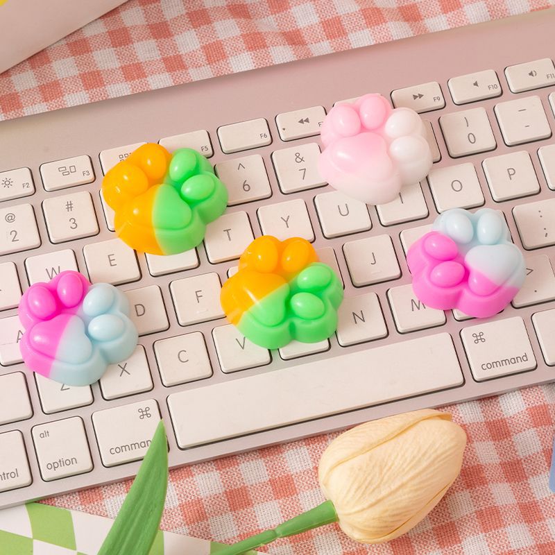 Colorful cat scratch pinch music vent decompression toys small gifts stall new exotic toys wholesale kitten claw manufacturers