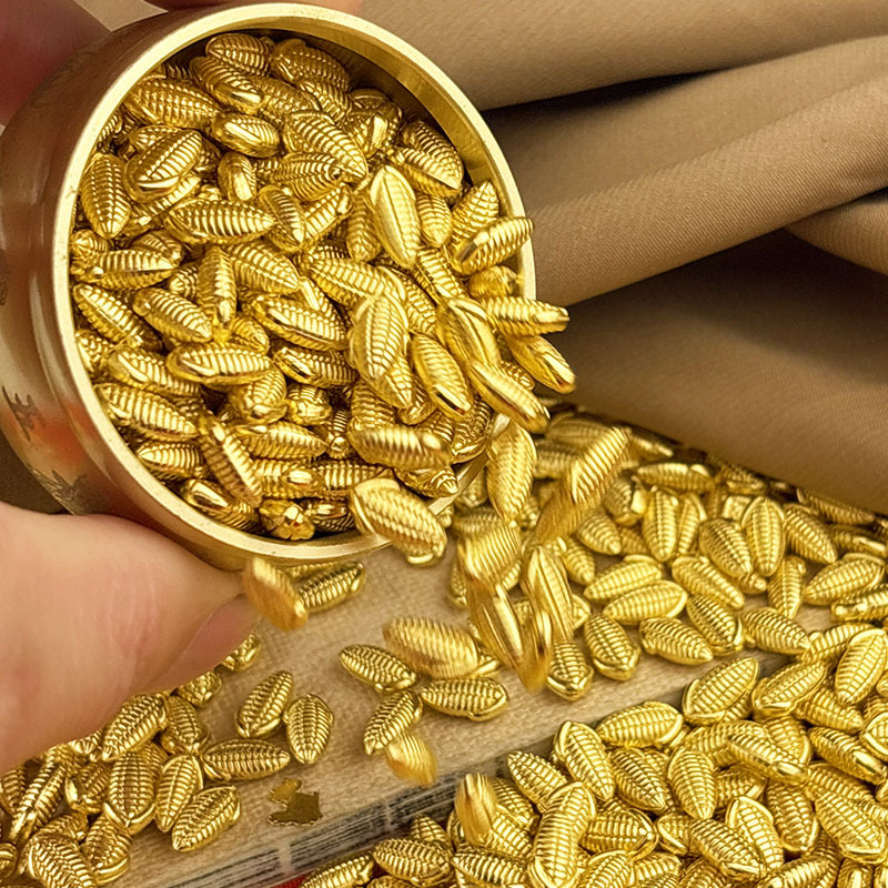 Sand gold small corn solid ornaments lucky desktop decorations fish tank housewarming office ornaments wholesale