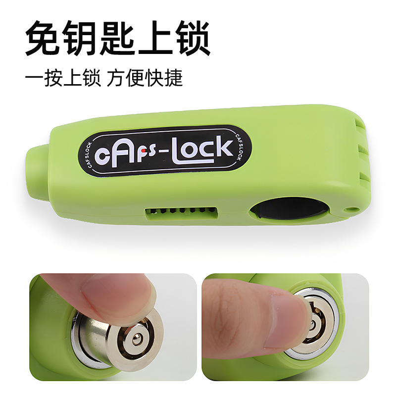 Bicycle Lock, Universal Motorcycle Handlebar Anti-Theft Lock, Anti-Pry Alloy Lock Core Handle Lock, Portable Electric Scooter Lock