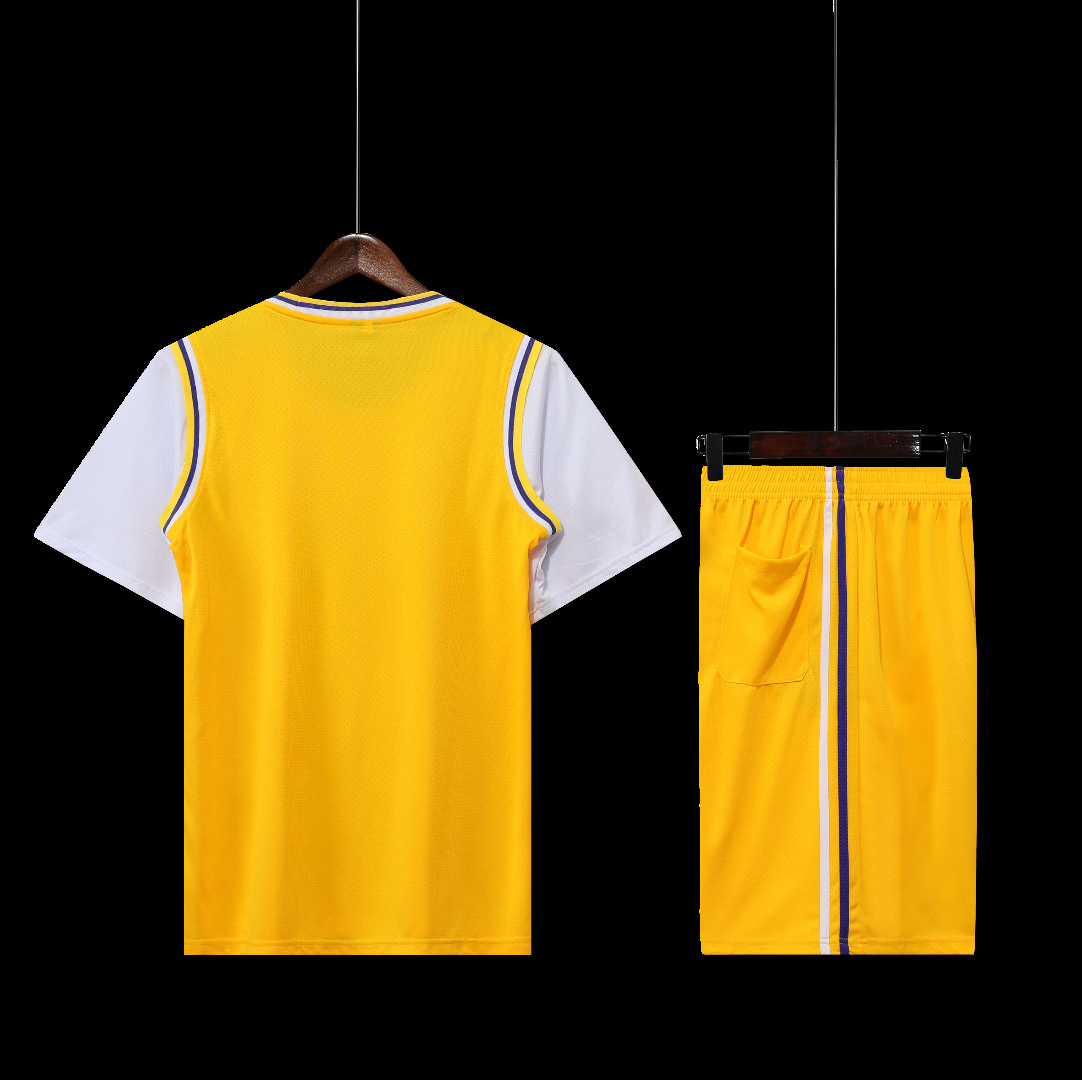 JCN03 Fake Two-piece Chinese Children Adult Suit Basketball Suit Kindergarten Performance Suit Competition Suit 3XS-5XL