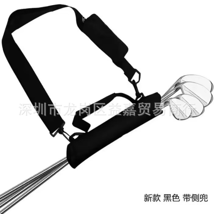 Golf Cart Bag Portable Handheld Cart Tube Easy Grip Small Practice Bag Easy Simple Cart Bag