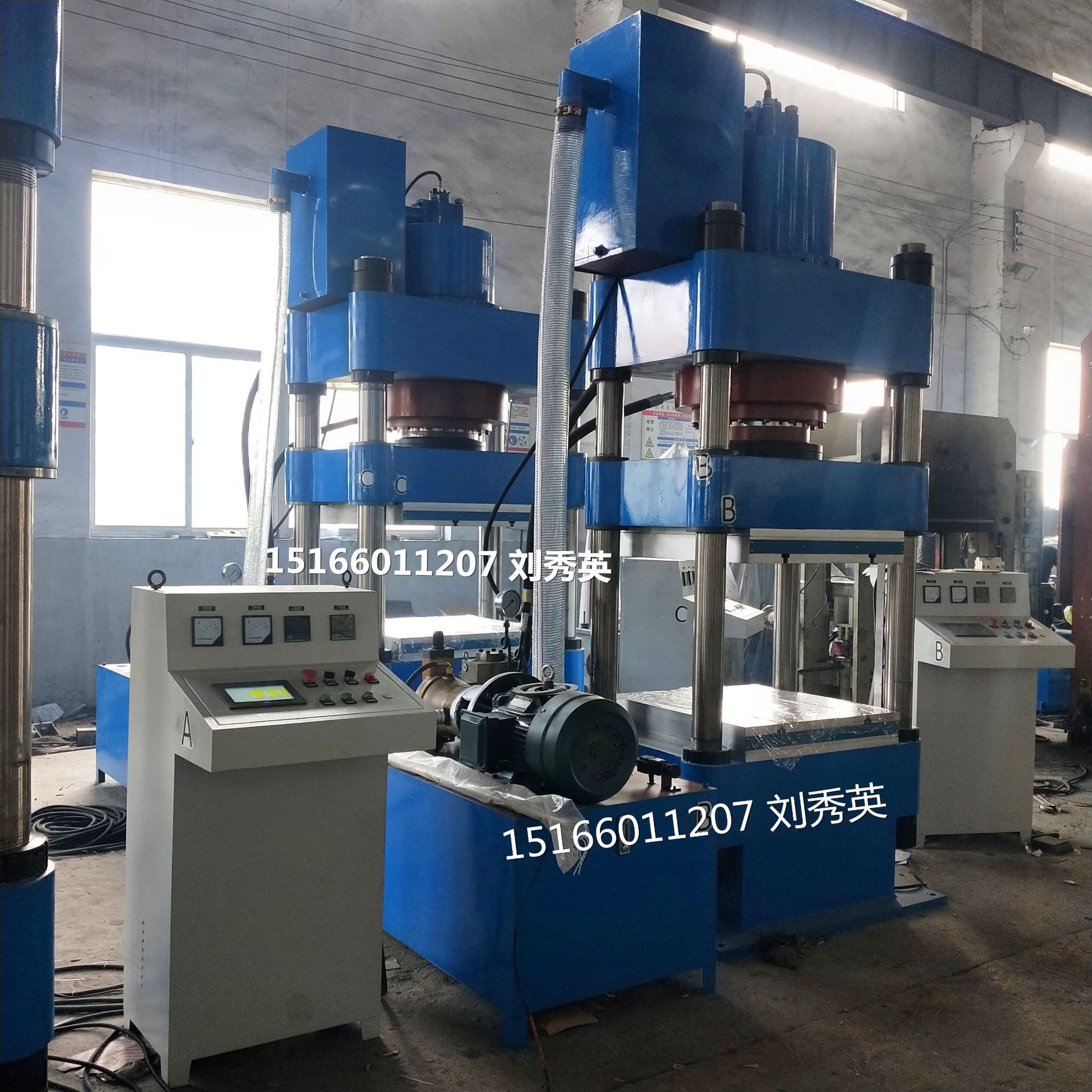 250t Motorcycle Brake Pad Molding Machine, Curve Heating Fully Automatic Vulcanizer, Three-Beam Four-Column Hydraulic Press