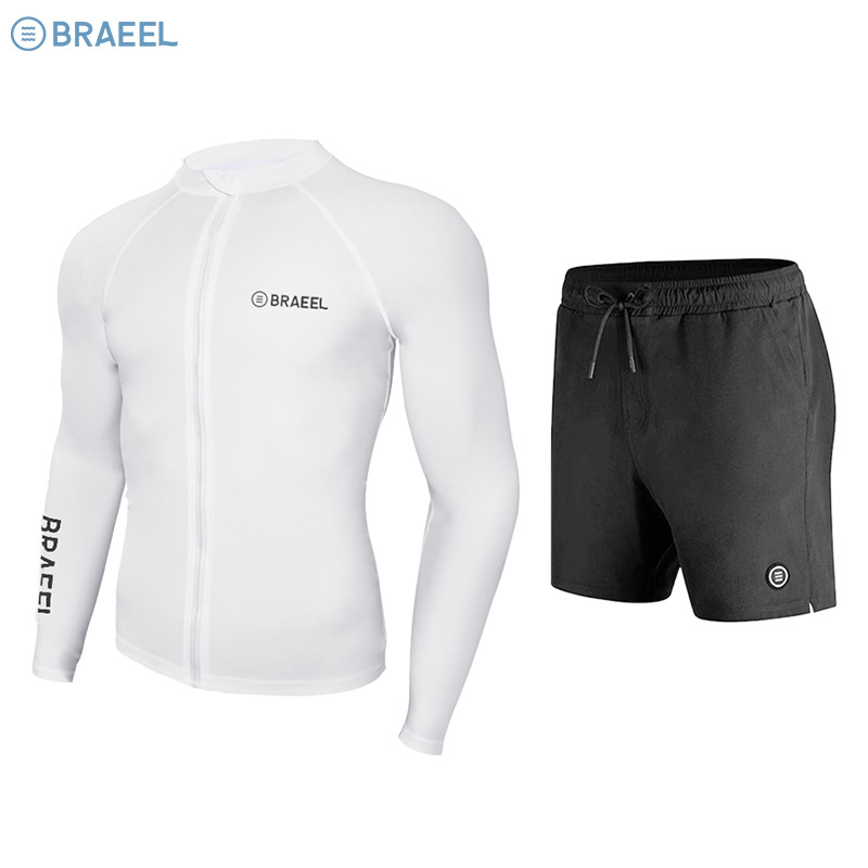 Diving suit men's sun protection quick-drying split long-sleeved trousers snorkeling jellyfish suit couple warm swimsuit surfing suit