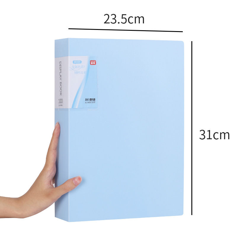 Morandi Information Book a4 Loose-leaf Folder pp Material Office Financial Information Music Book Student Test Paper Collection Book