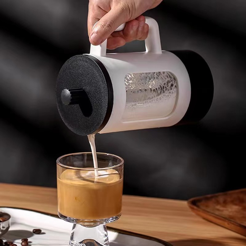 Hand Coffee Press Hand Coffee Pot Filter Type Household Small Milk Foam Breaker Filter Pot Utensil