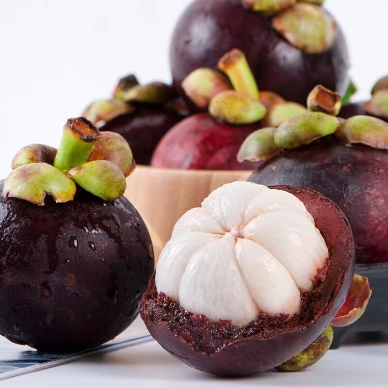 Fresh Thai Mangosteen Large Fruits Whole Box 5kg Seasonal Fruit Sf Free Shipping Seasonal Large Fruit Oil Mangosteen 5A