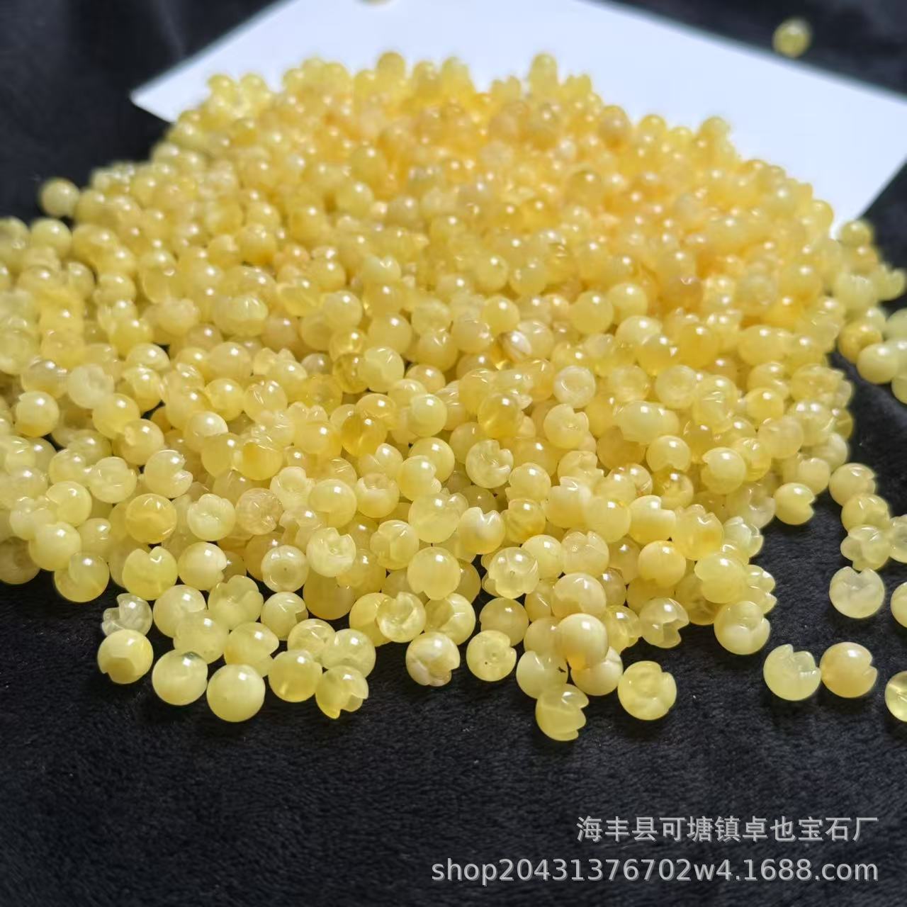 Raw Ore Beeswax Osmanthus Xiaohongshu DIY Finely Carved Full Honey Standard Small Flower Accessories Wholesale Source