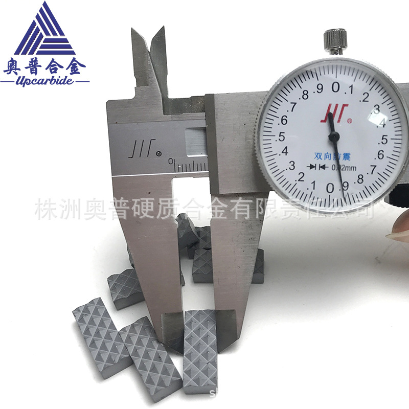 Tungsten Steel Chuck Jaws Alloy Teeth 22*9*6.3mm Hard Alloy Chuck Earth and Mineral Petroleum Alloy Chuck Teeth