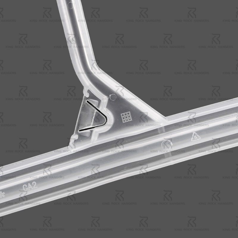 Source Factory Wholesale 6112 Translucent Adult Pants Clips Pp Material Skirt Pants Hangers Clothing Accessories Plastic Pants Hangers