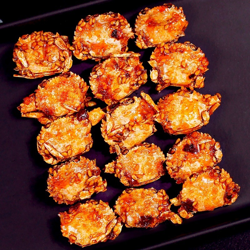 Spicy Little Crab Ready-to-eat Crab Nostalgic Seafood Spicy Meat Snacks Internet Celebrity 8090s Seafood Childhood Snacks