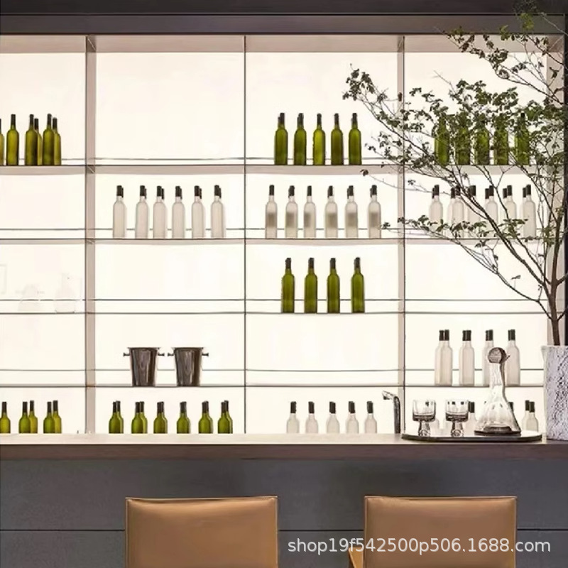 Акриловая световая направляющая панель, атмосферная светодиодная лампа, боковой источник света, задняя панель для винного шкафа, светящаяся панель для витрины