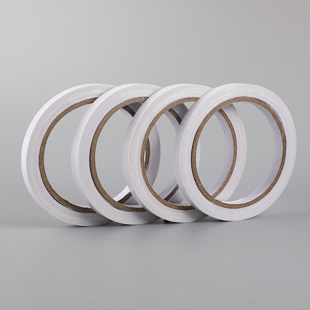 Non-marking double-sided adhesive high viscosity strong translucent hot melt adhesive white office high viscosity hot melt double-sided adhesive tape