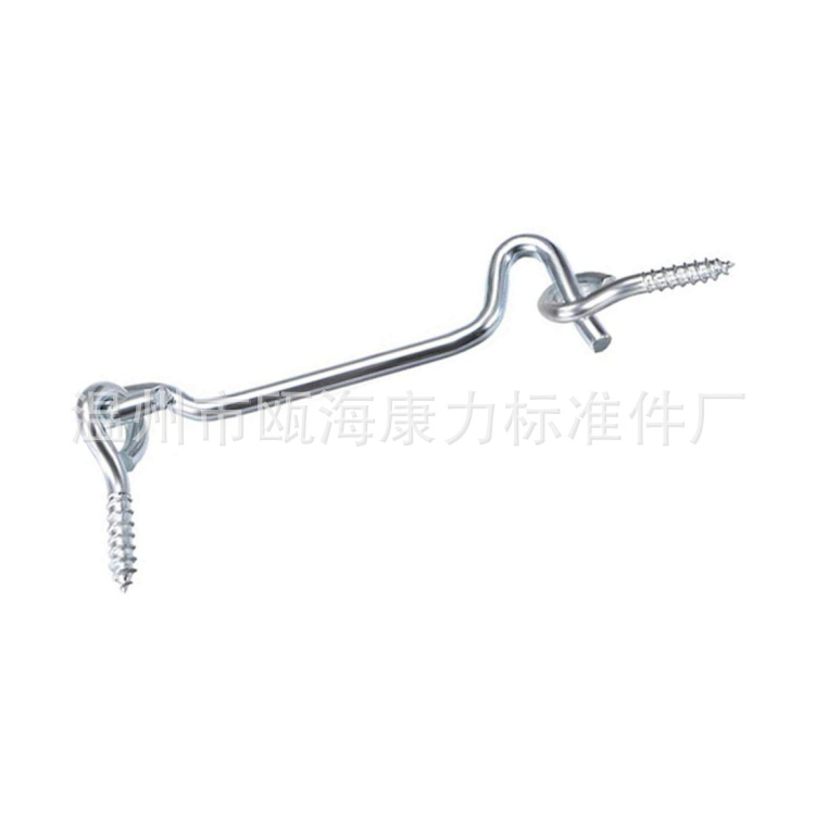 In stock iron galvanized window hook wind hook old-fashioned windproof hook wind hook car cabin hook eye latch door revolving door hook