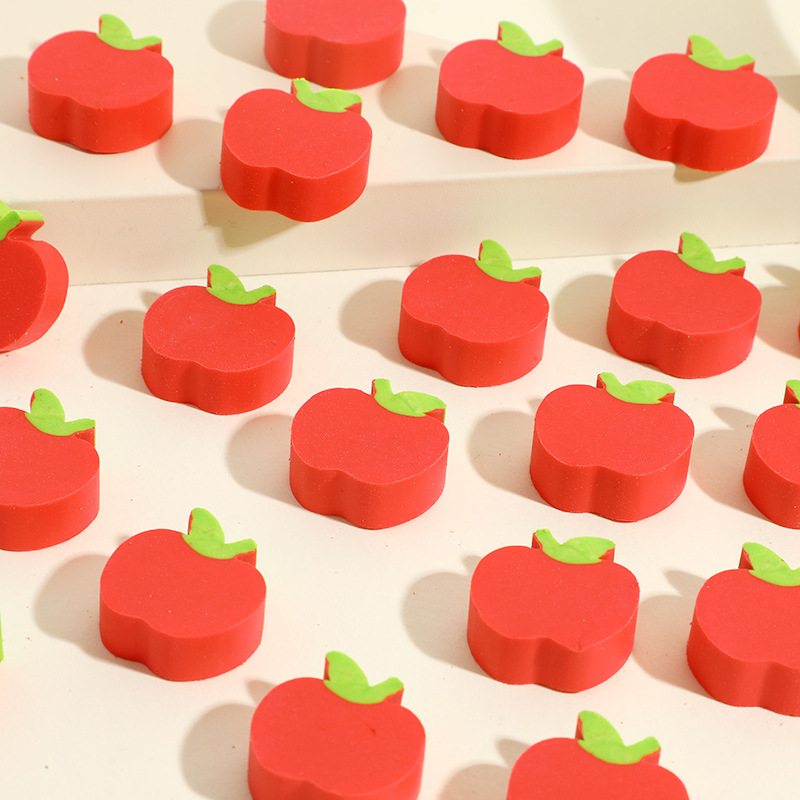 Fruit eraser Children's Day gift Apple eraser cute non-marking eraser cross-border school supplies wholesale