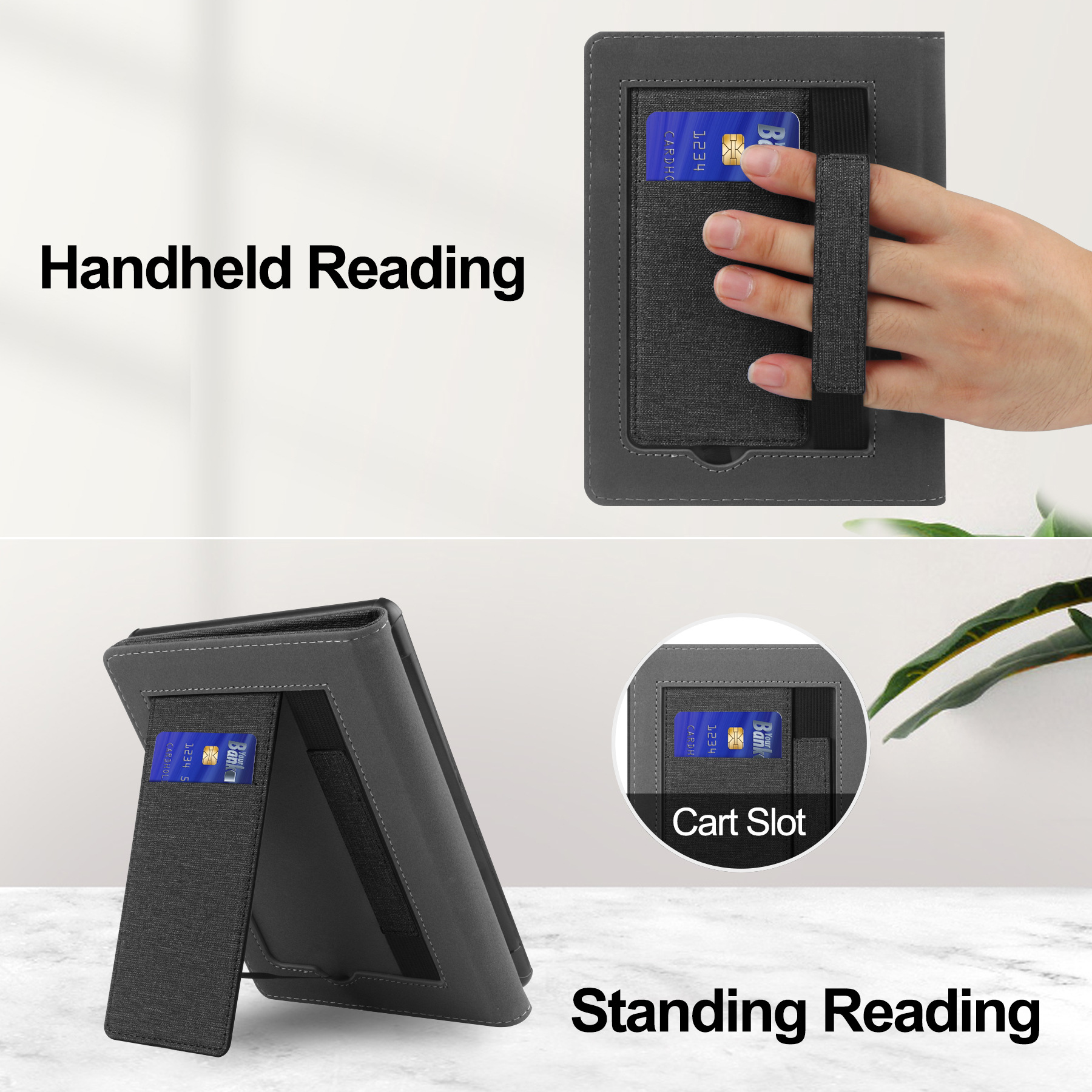 Applicable to Amazon e-book Kindle paperwhite5 6.8-inch bracket hand support cloth pattern protective cover