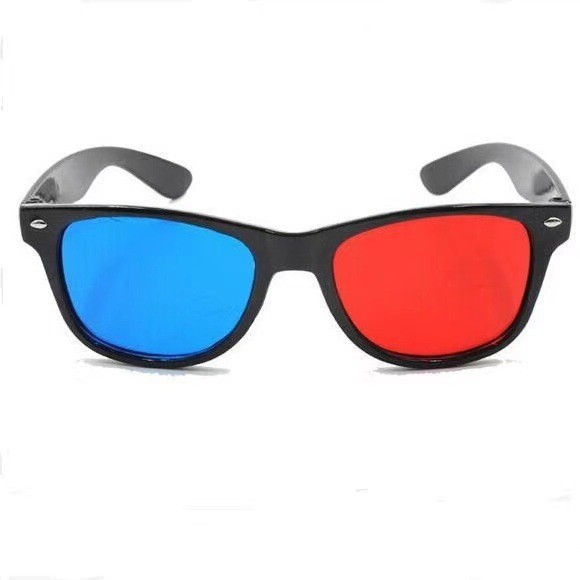 Fashion red and blue 3D stereo glasses sports entertainment teaching amblyopia myopia training flat projection 3d factory direct sales