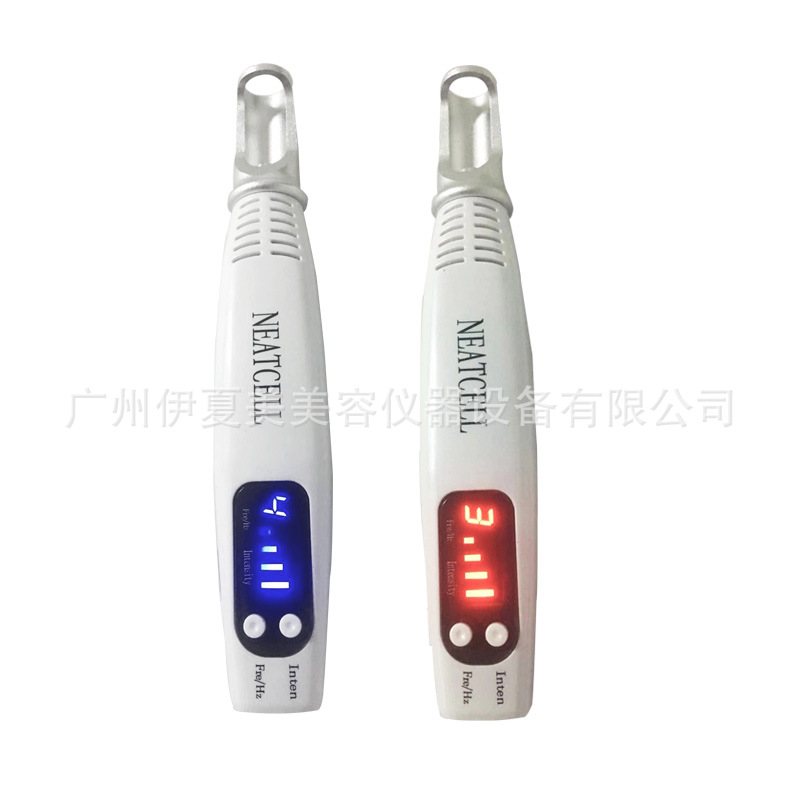 Picosecond Pen·Red and Blue Light Handheld Laser Spot Mole Pen, Freckle Removal, Eyebrow Washing, Tattoo Beauty Instrument