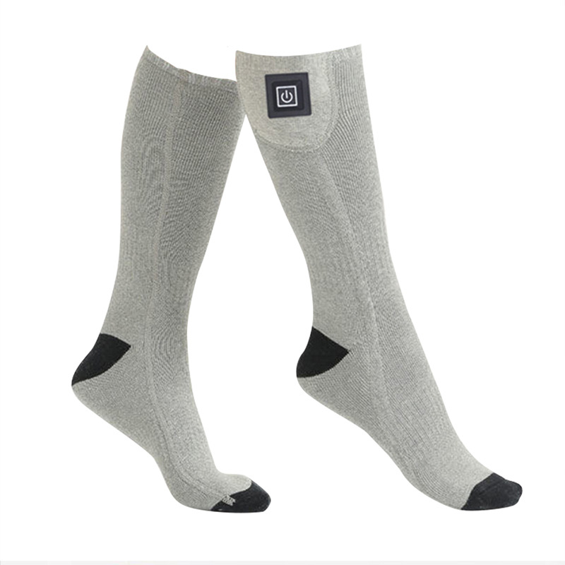 Cross-border foreign trade long heating socks electric heating socks charging heating foot treasure skiing walking sports men and women