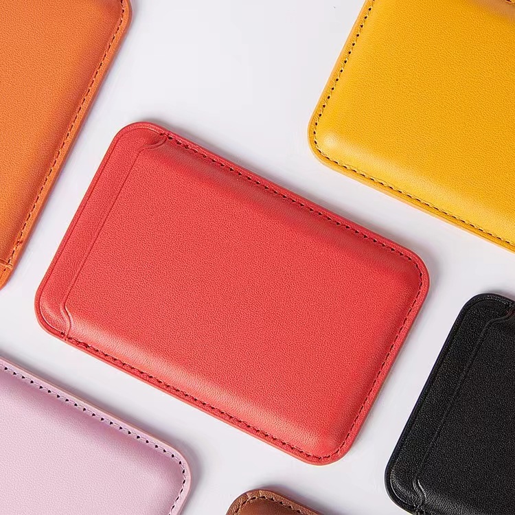 Factory Shipping MagSafe Leather Magnetic Card Holder iPhone14 Magnetic Card Holder 13promax Animated Card Holder