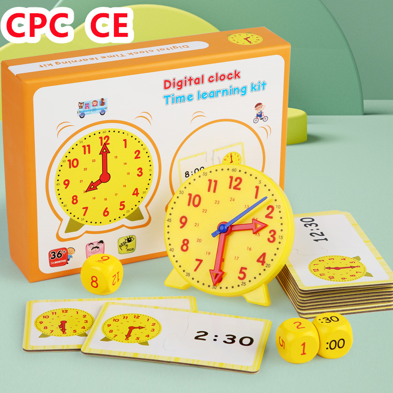 Модель часов для ручной работы, учебные пособия, набор форм для часов, оптовая продажа образовательных пособий для детей