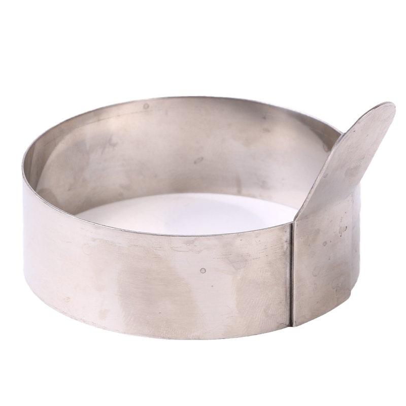 Stainless steel egg ring round cake mousse ring omelette mold household kitchen baking tools wholesale customization