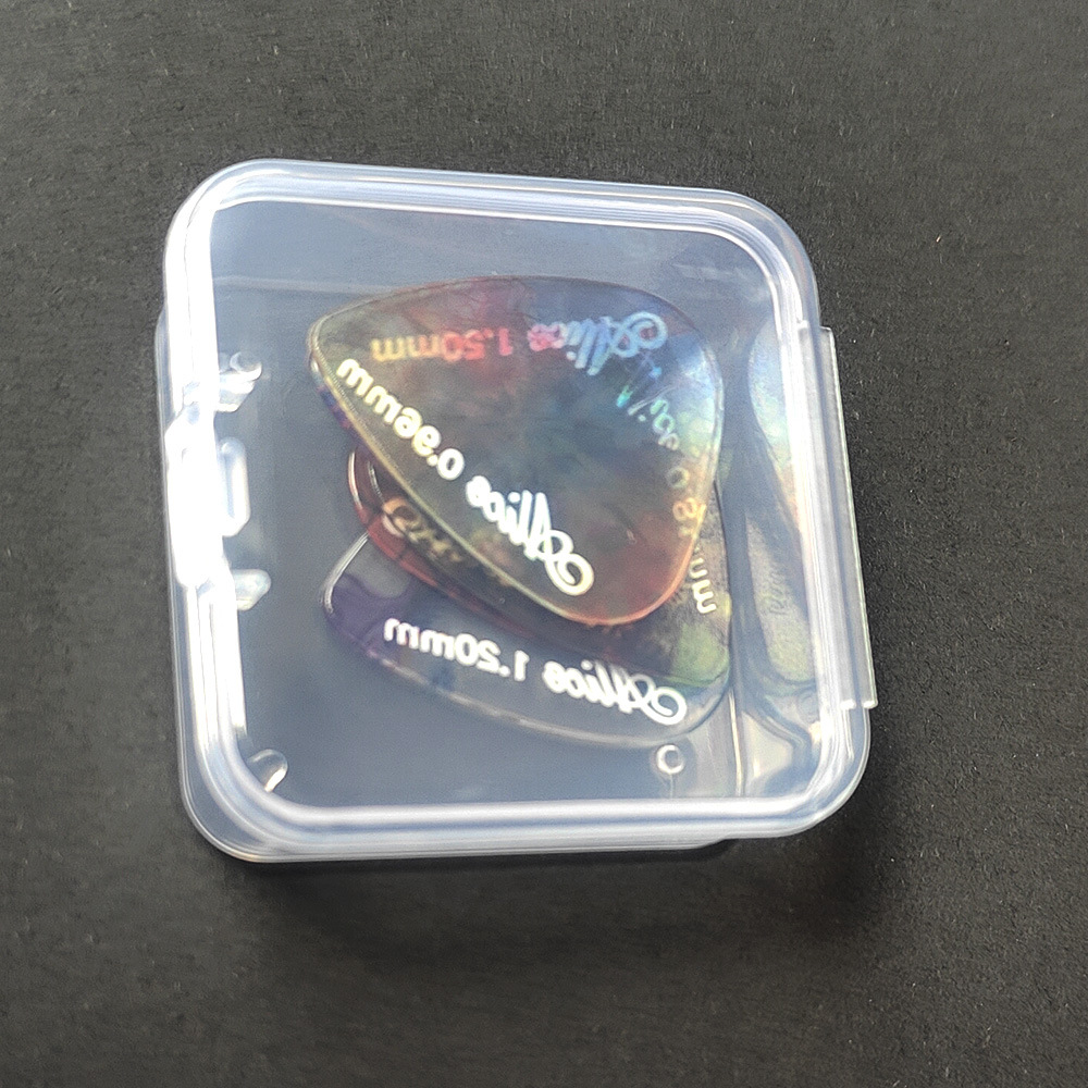 Alice's New Product Fantasy Finger Pick Pick Boxed Folk Acoustic Guitar Accessories Fantasy Ultra-Thin Modified Carbon Pick