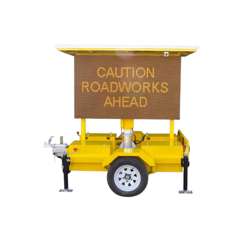 Cross-Border Supply Solar Vms Display Traction Trailer Temporary Traffic Induction Vms Car Display