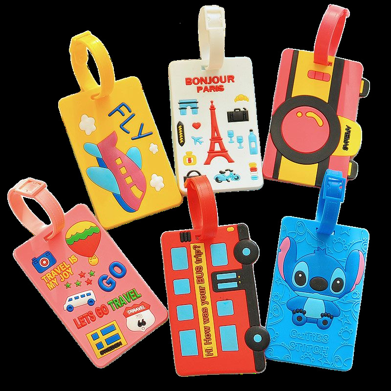 Customized Pvc Luggage Tag, Soft Silicone Name Tag, Id Logo Boarding Pass, Picture Card Holder, Work Card Customization