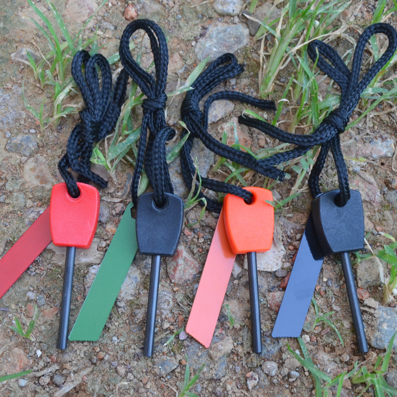 Мини маленький огниво магниевый стержень портативный инструмент для разведения огня для наружного использования