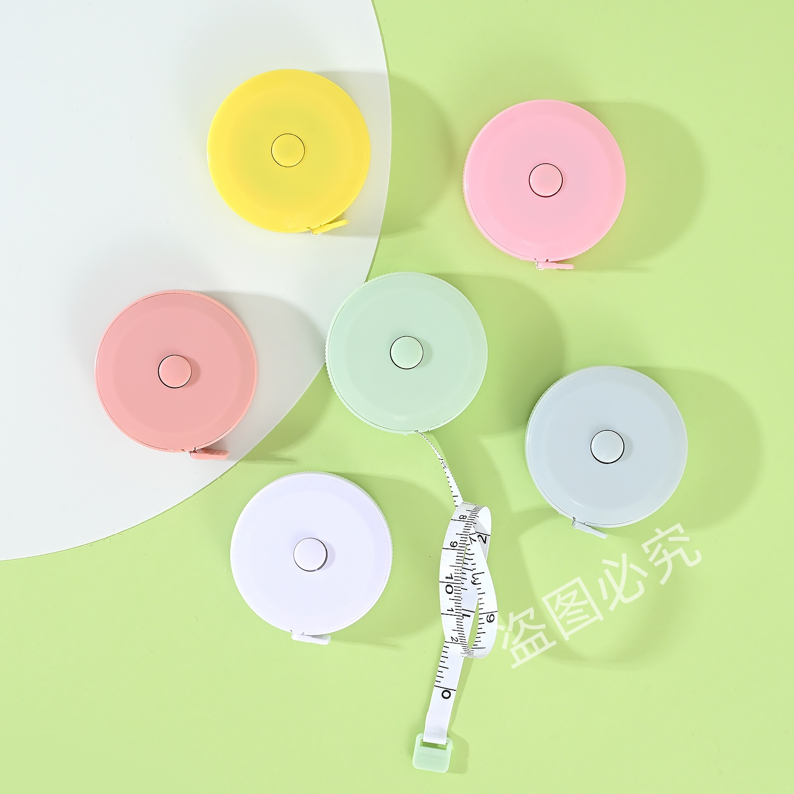 Factory Direct sales German quality tape measure three-circumference soft ruler measuring ruler Nordic color tape measure printable LOGO