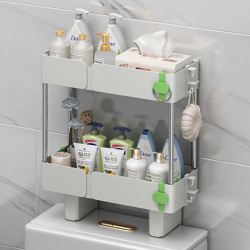 Bathroom Toilet Storage Rack Storage Cabinet Waterproof Toilet Wall Cabinet Storage Rack Toilet Water Tank Storage Rack