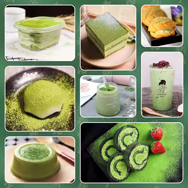 Uji Matcha Powder Baking Ingredients Edible Japanese Pure Matcha Powder for Drinking Milk Tea Shop Cocoa Powder Baking Cake