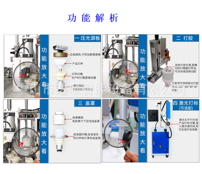 led bulb assembly machine bulb manufacturing machine LED bulb production line automation equipment machinery