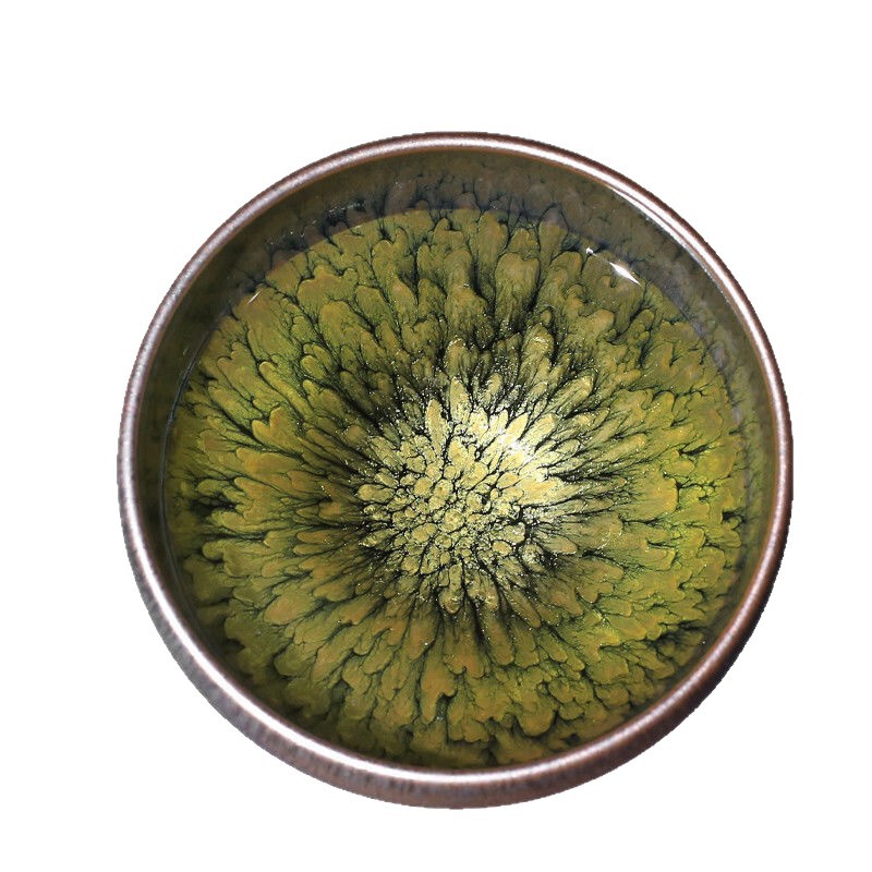 High-End Master Tea Cup, Large Chinese-Style Personal Tea Cup, Jian Kiln Master-Grade Kiln-Turned Ceramic Tea Set