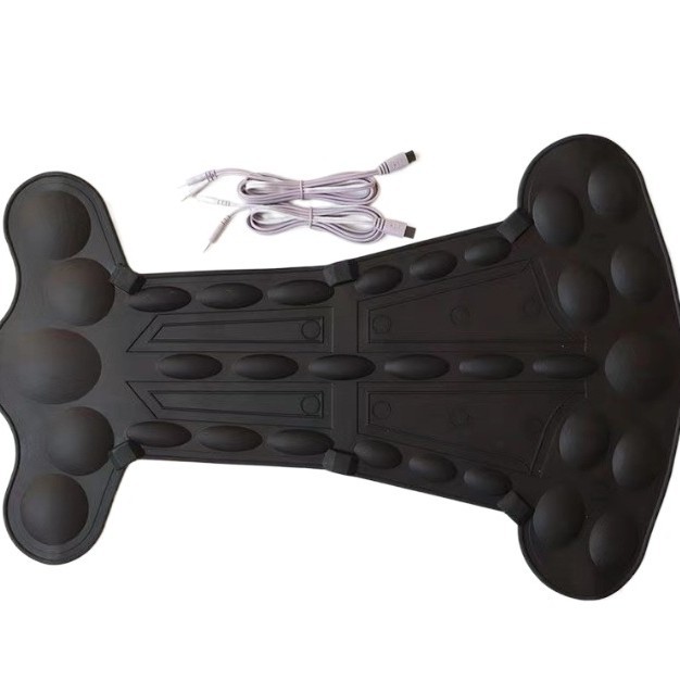 DDS bioelectricity meridian electrotherapy instrument back plate heating three-hole joint heating large back patch accessories back physiotherapy plate