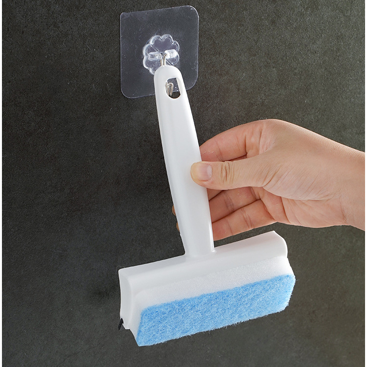 Glass Wiper Housekeeping Cleaning Cleaning Scraping Window Glass Wiping Bathroom Toilet Double-Sided Glass Cleaner