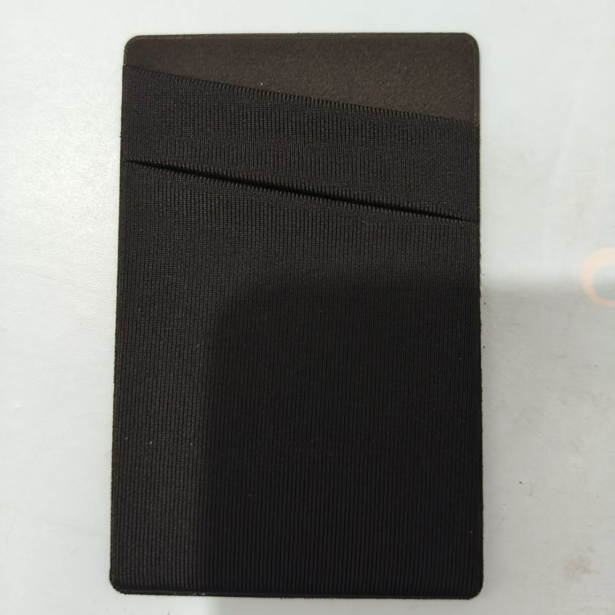 Lycra Mobile Phone Back Sticker Self-Adhesive Oblique Card Holder Mobile Phone Card Holder Double-Layer Oblique Card Holder Magnetic Card Holder Factory Direct Sale